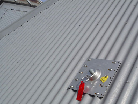 Surface Mounted Fall Protection Anchor Installation