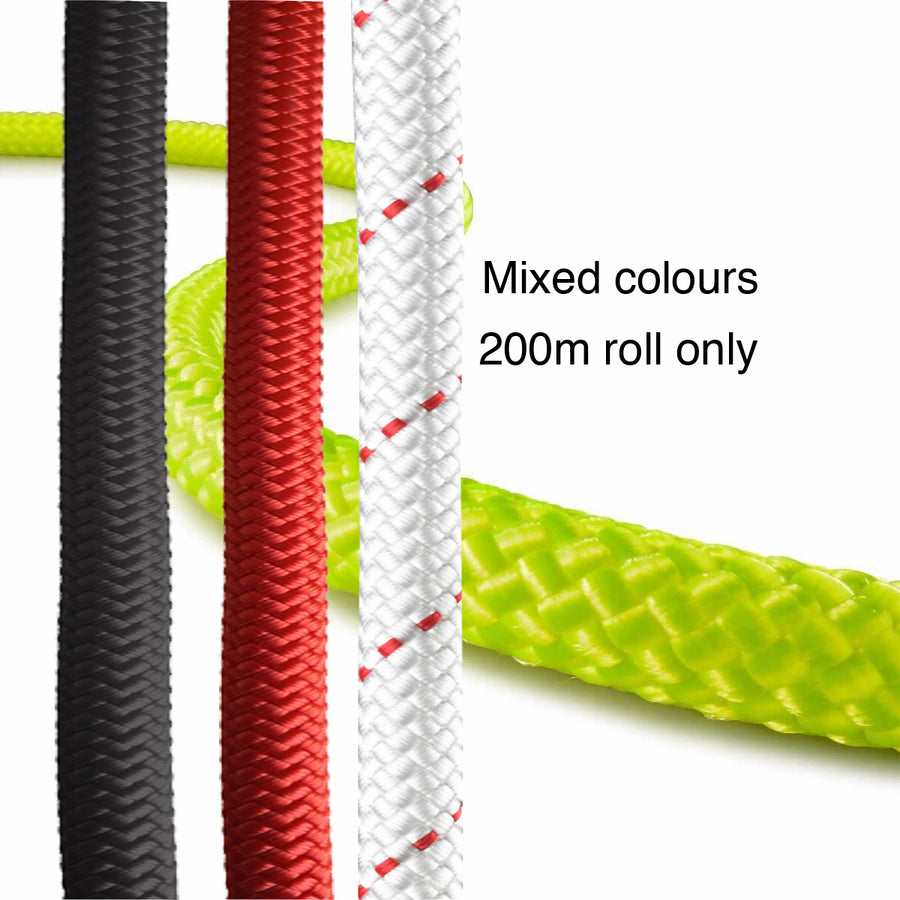 Ultra Static Rope mixed colours - Roll Only