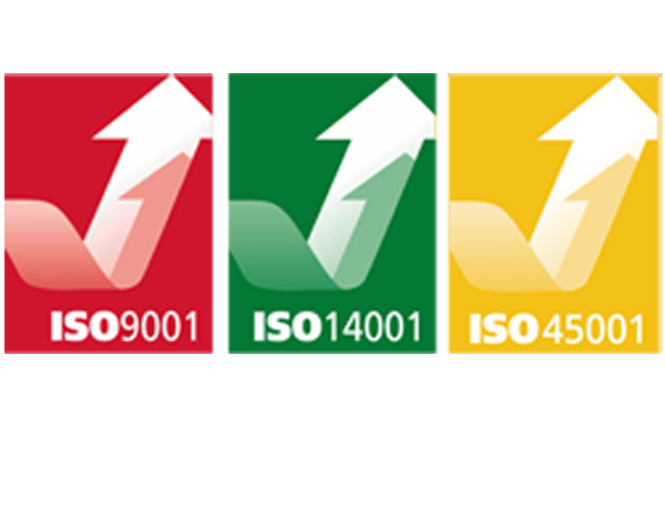 THS has business wide ISO 9001, 14001 and 45001