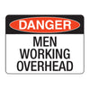 Worker Above Sign