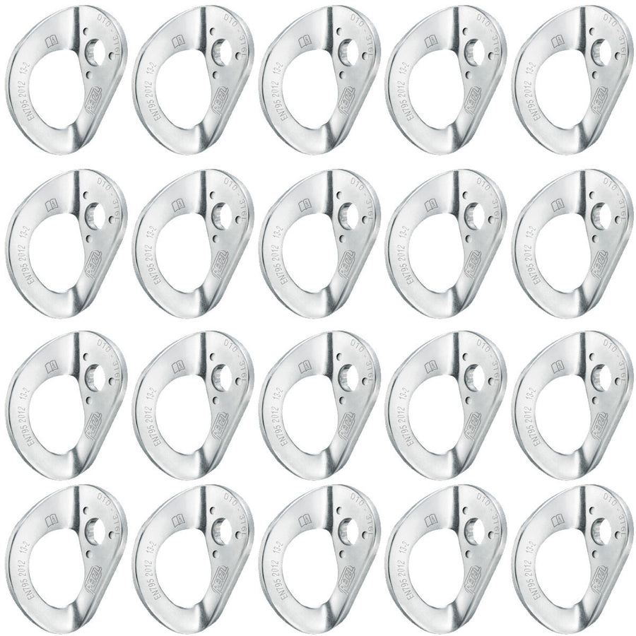 PETZL COEUR BOLT PLATE STAINLESS - 20 PACK
